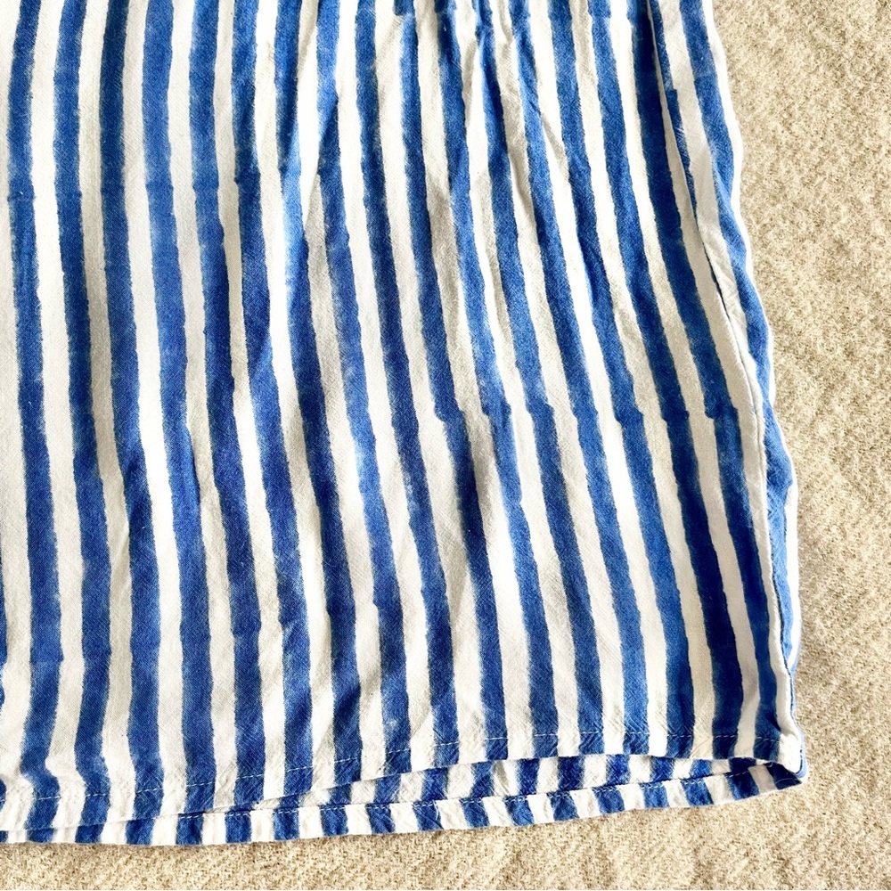 Emerson Fry blue block print striped dress - Picture 5 of 8